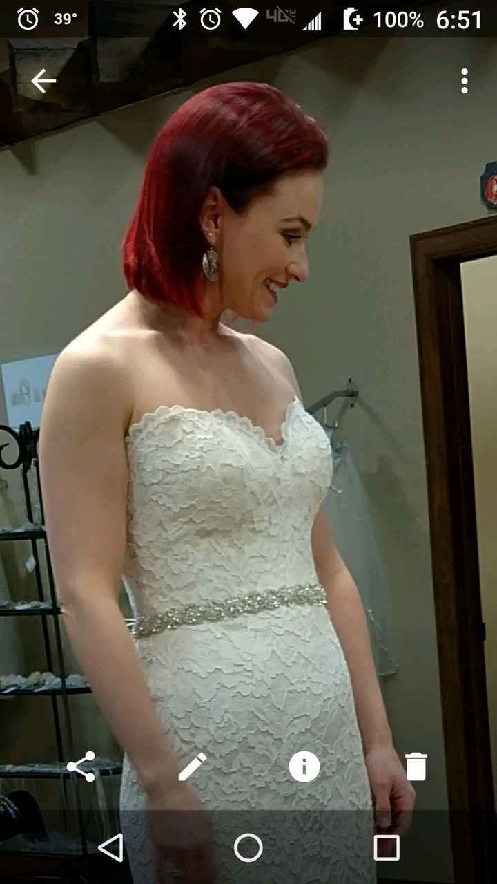 Picked my dress!