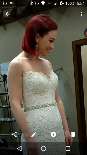 Picked my dress!