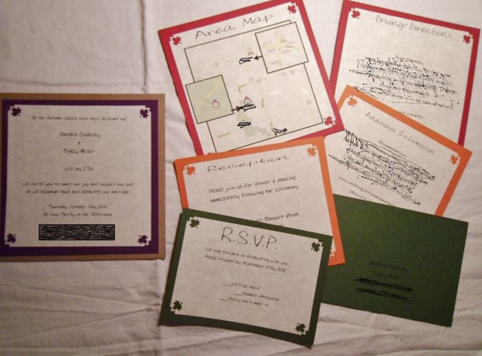 My Save-The-Dates & Invitations