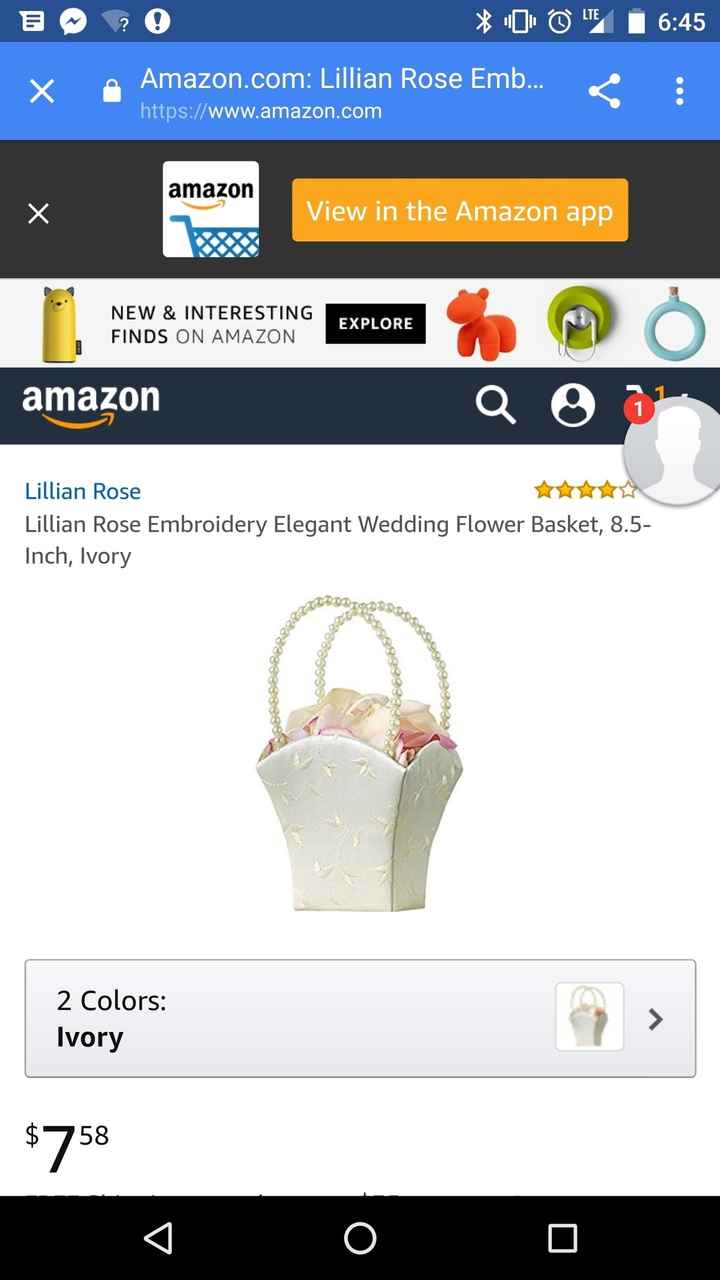 Flower girl baskets!!