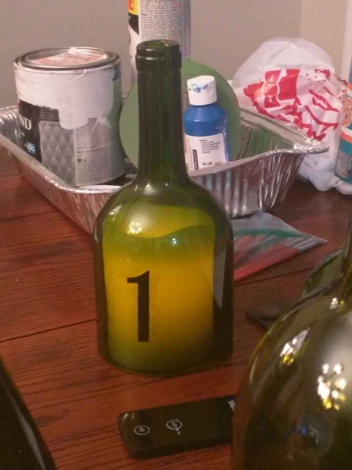 DIY Table numbers