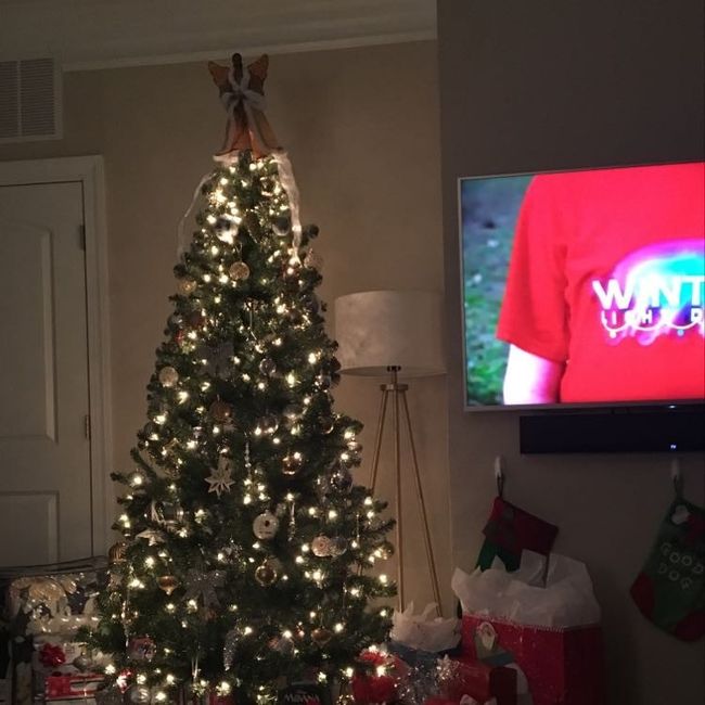 NWR: Finally finished decorating our first Christmas tree!!