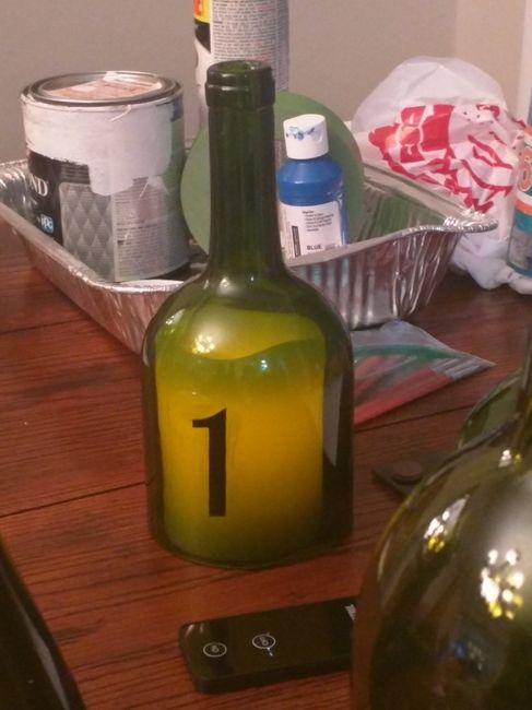 DIY Table numbers