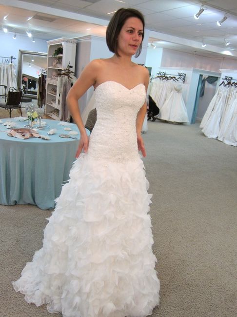 Show me your wedding gown