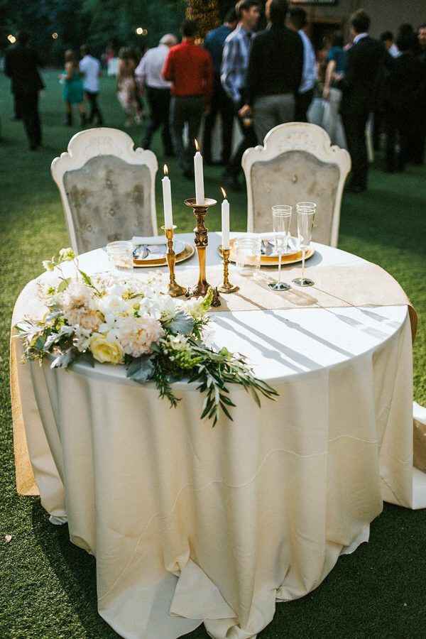 Sweetheart table decor - 1