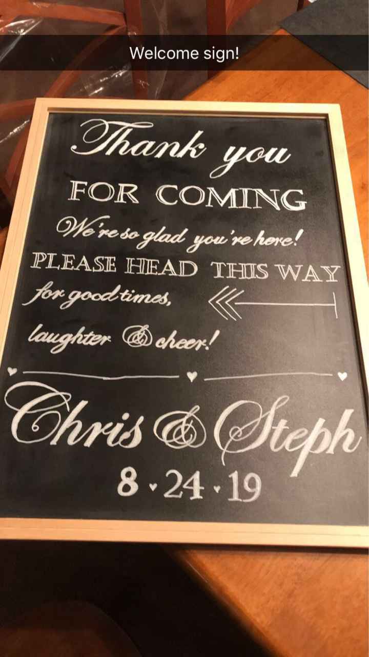 Wedding signs! - 1