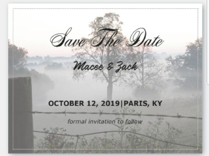 Let's see your Save The Dates! - 1