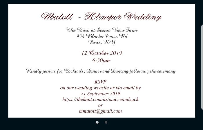 Opinion on Invitation 3