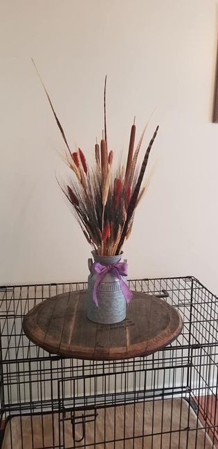 Centerpiece flowers complete! 1