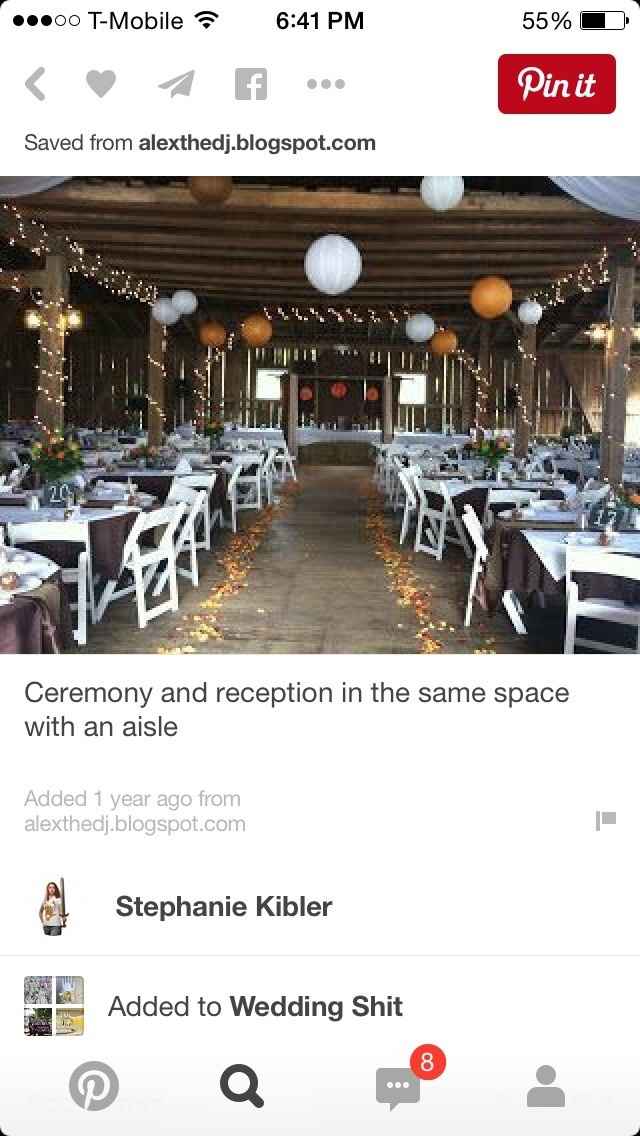 Ceremony/Reception in Same Space