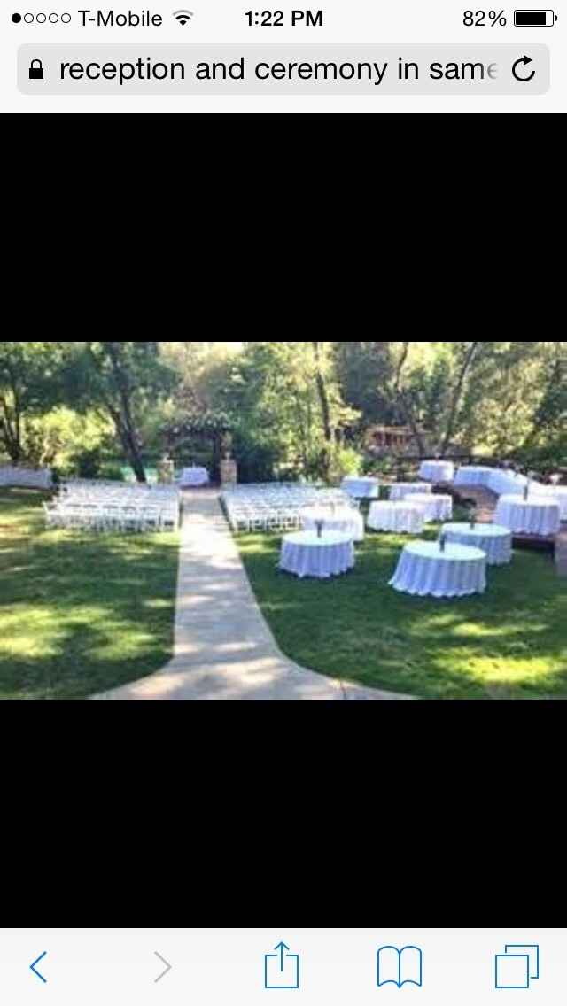 Ceremony/Reception in Same Space