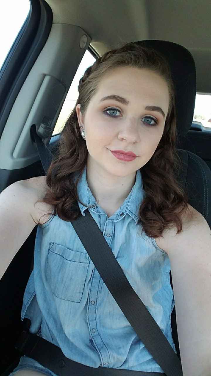 Hair and makeup trial - 1