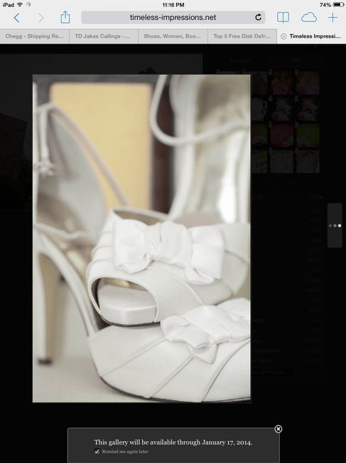 Glass slipper - show me your wedding shoes!