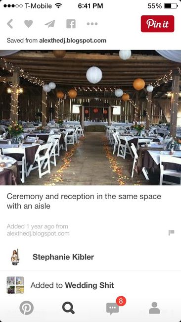 Ceremony/Reception in Same Space