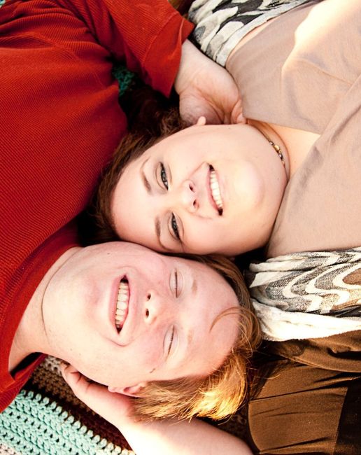 "Show us your FUNNIEST or most AWKWARD  photo from either your wedding or your  engagement shoot!