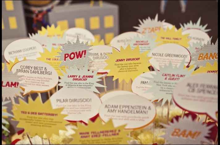 cute wording for escort cards!