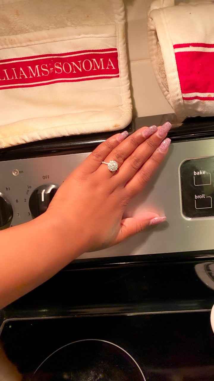 I'm Engaged!! Ring Selfie