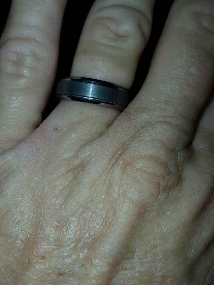 Your mans wedding band?