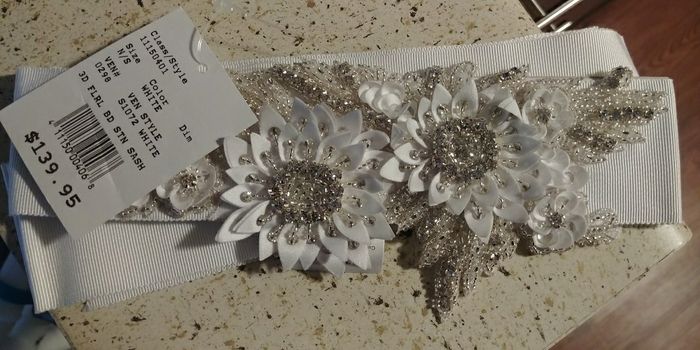 So excited about my sash!