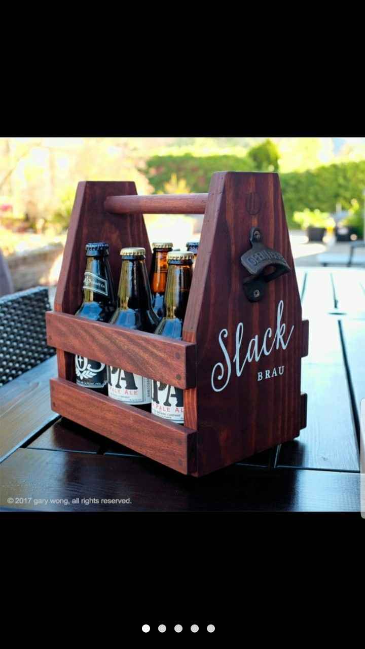 What is your fiancé getting his groomsmen?