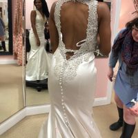 Open back cinched waist - 1