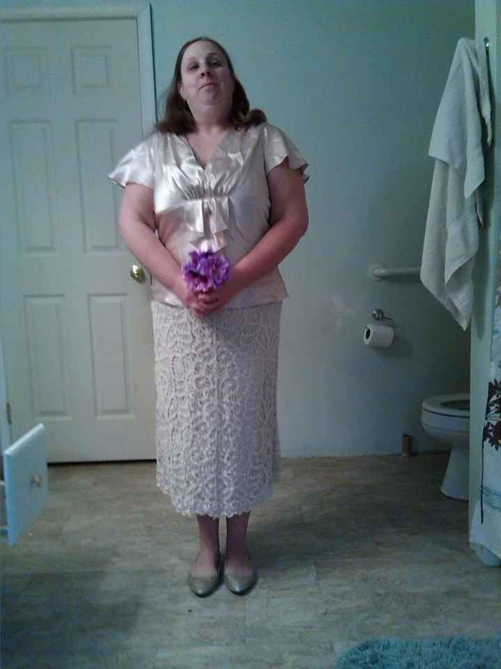 My Dress!!! Off the rack, but totally Me!