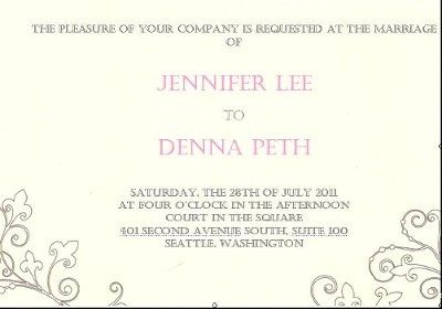 Having fun with the DIY invitations!