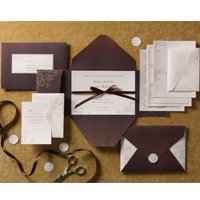 Having fun with the DIY invitations!
