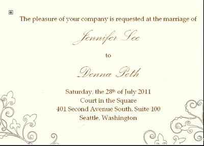 Having fun with the DIY invitations!