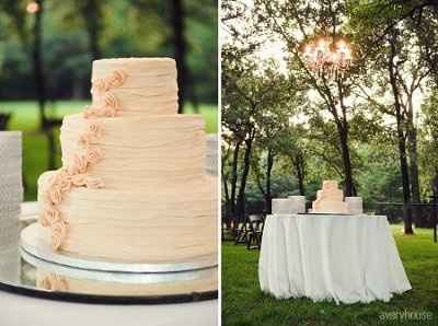 Pink wedding cake? Help.