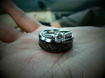 I just wanted to show off his ring :)