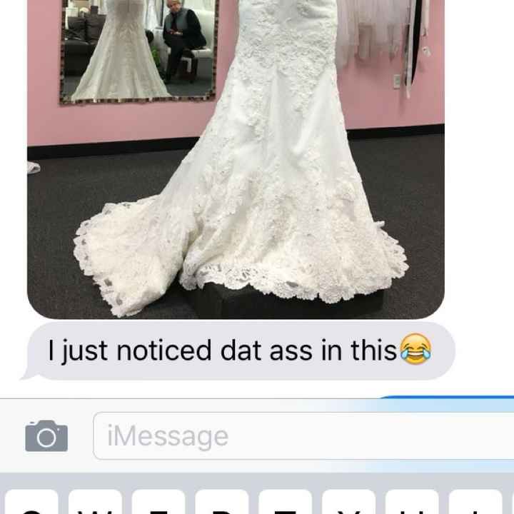 Show off your dress!!