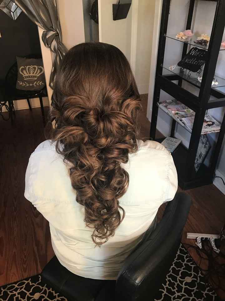 Let me see your wedding hair!