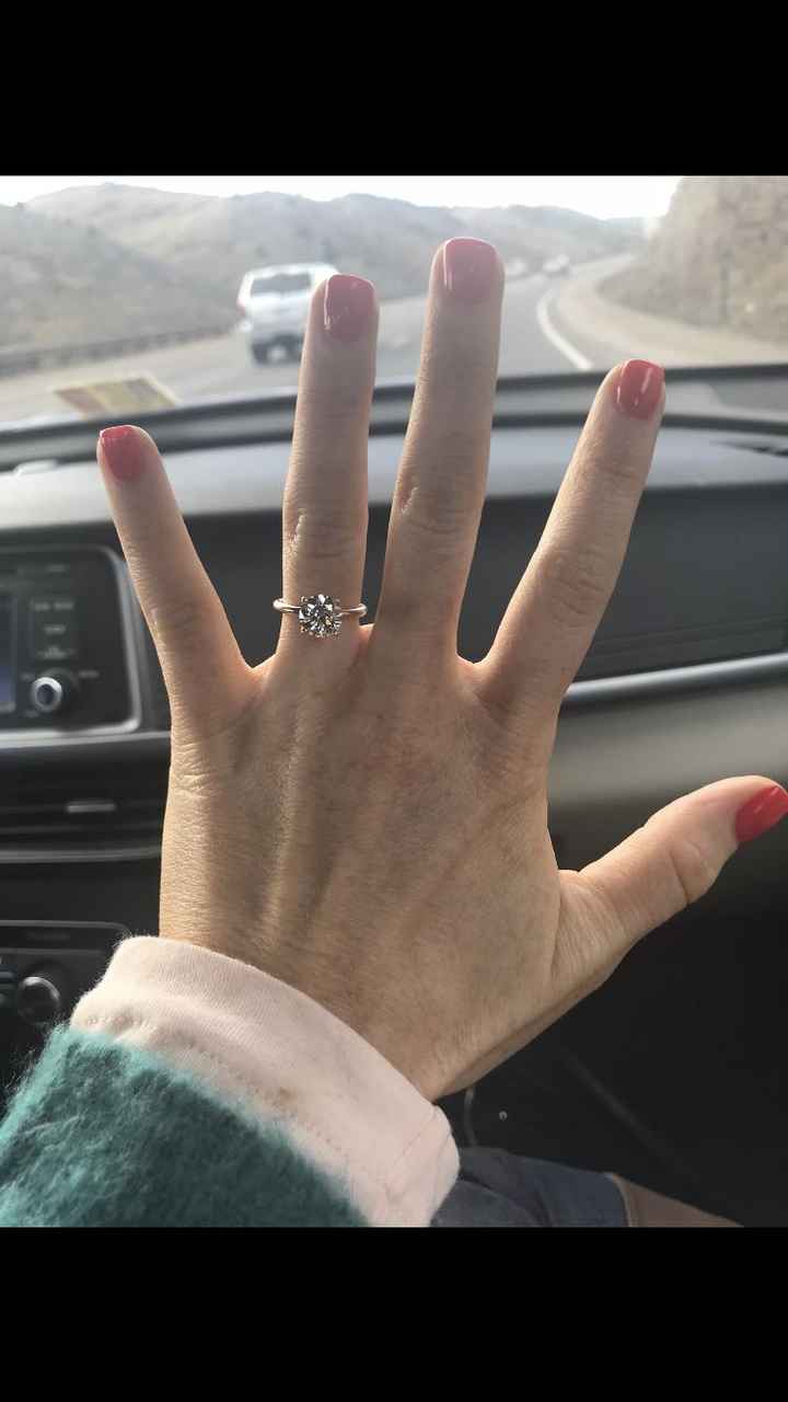 Lets see your engagement ring!! - 1