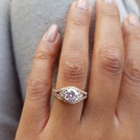 🗣 Rose Gold Rings - 1