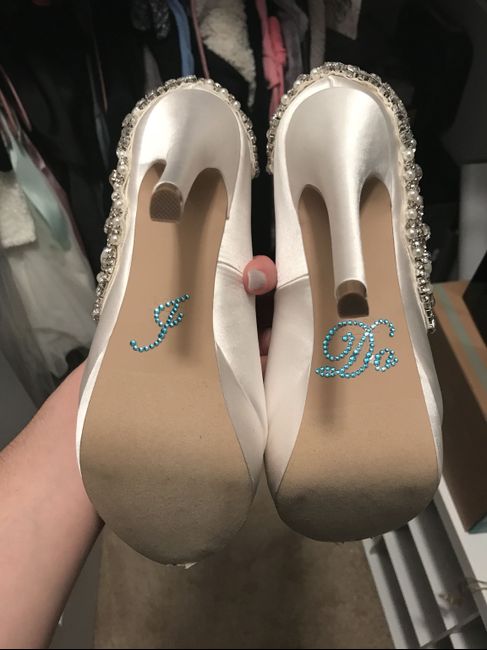 What's on the bottom of your wedding shoe? - 1