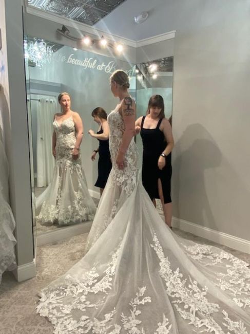 Your dress - was it what you thought you’d pick or something different? 5