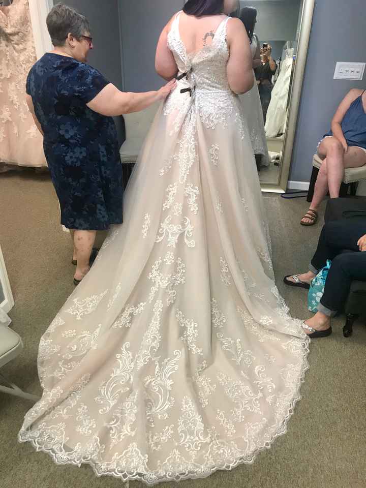 i love my dress but I’m nervous it’s not bridal enough - 1