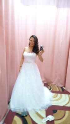 One more item checked off--My dress! what do you think?