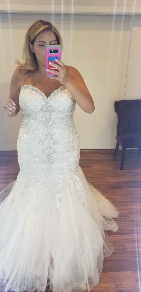 i made a wedding dress mistake... - 1