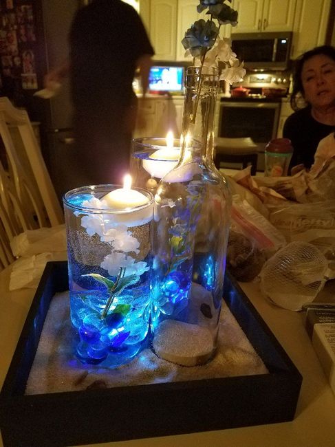 beach themed center pieces - 1