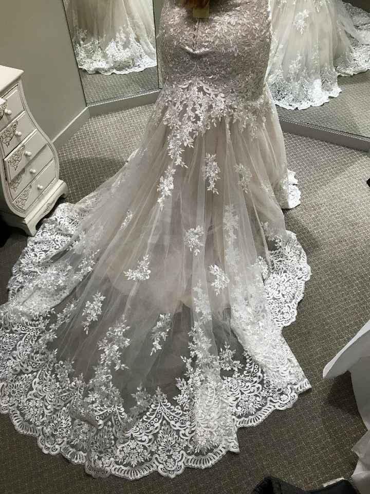 i got to try on my dress today! - 3