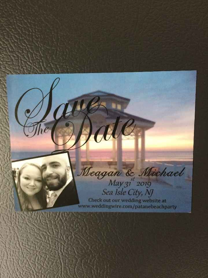 Got my save the dates today!!!!! - 1