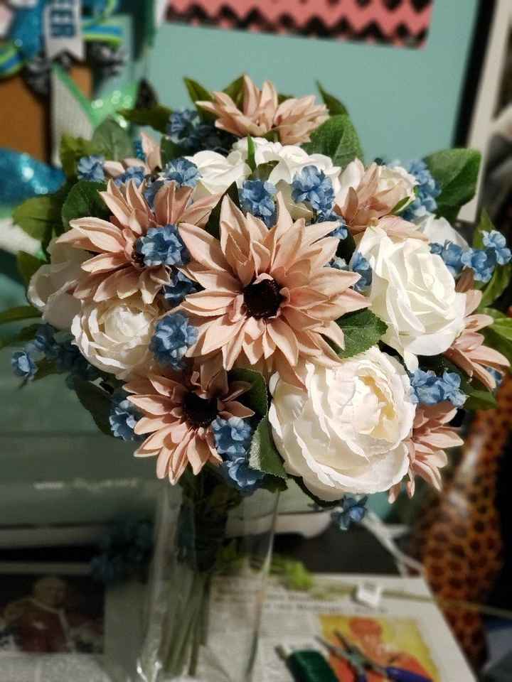 How many are doing their own flowers? - 1