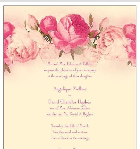 Can you check my invite wording and space please?