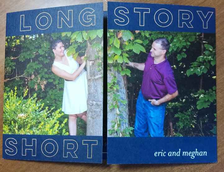 How many pictures did you use on your Save the Dates? - 1