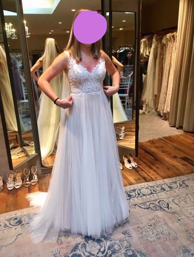 Said yes to the dress!
