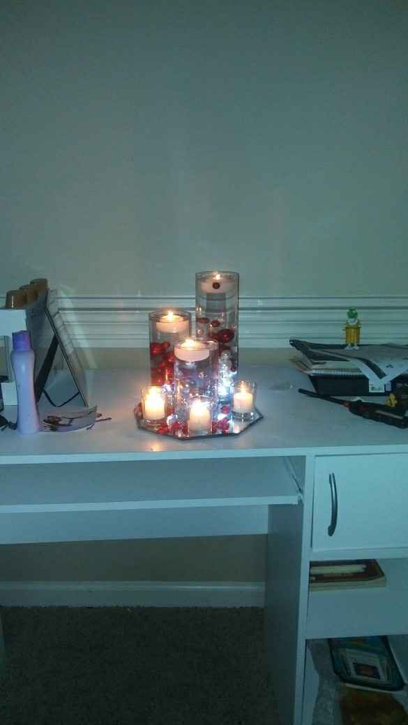Omg I NEVER thought a centerpiece would make me tear up.