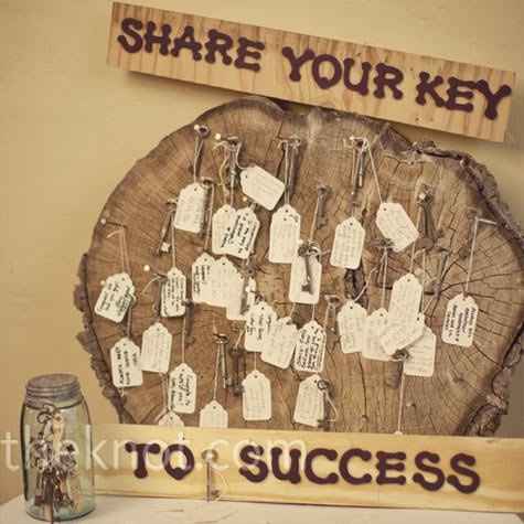 ideas with vintage or skeleton keys!