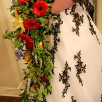 Oceankissed' cascade bouquet.